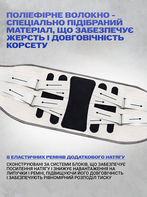 Поперековий ортопедичний корсет